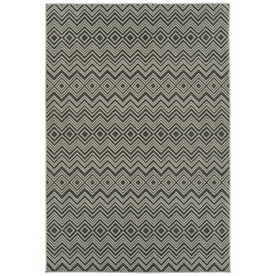 Kaleen Cove Collection Dark Mocha Area Rug 5'3" x 7'6"