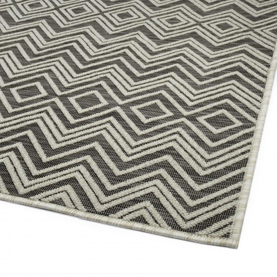 Kaleen Cove Collection Dark Mocha Area Rug 5'3" x 7'6"