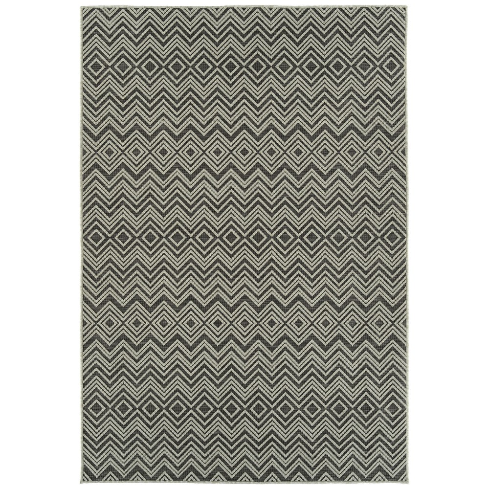 Kaleen Cove Collection Dark Mocha Area Rug 7'10" x 10'