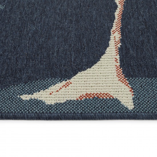 Kaleen Amalie Collection AML20-22 Navy Throw Rug 2'5" x 3'9"