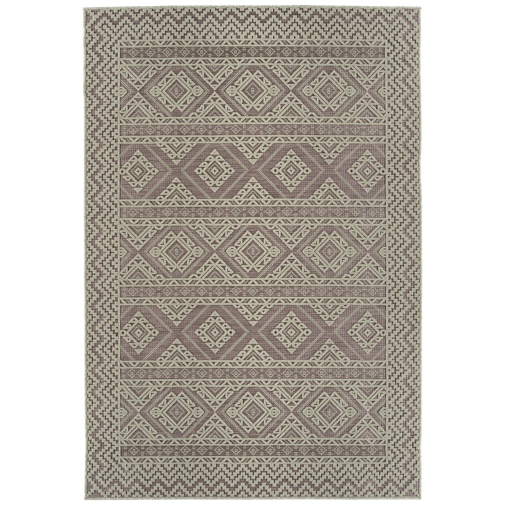 Kaleen Cove Collection COV08-92 Pink Area Rug 5'3" x 7'6"