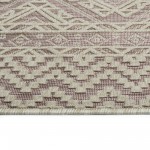 Kaleen Cove Collection COV08-92 Pink Area Rug 5'3" x 7'6"