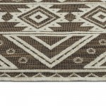 Kaleen Cove Collection Dark Chocolate Area Rug 5'3" x 7'6"