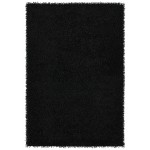 Kaleen Curtsi Collection Black Area Rug 3'6" x 5'6"
