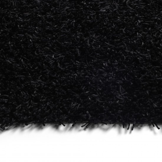 Kaleen Curtsi Collection Black Area Rug 3'6" x 5'6"