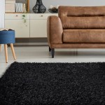 Kaleen Curtsi Collection Black Area Rug 3'6" x 5'6"