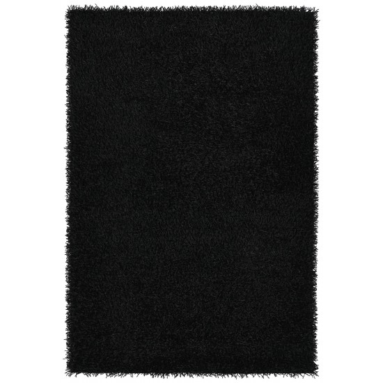 Kaleen Curtsi Collection Black Area Rug 5' x 7'