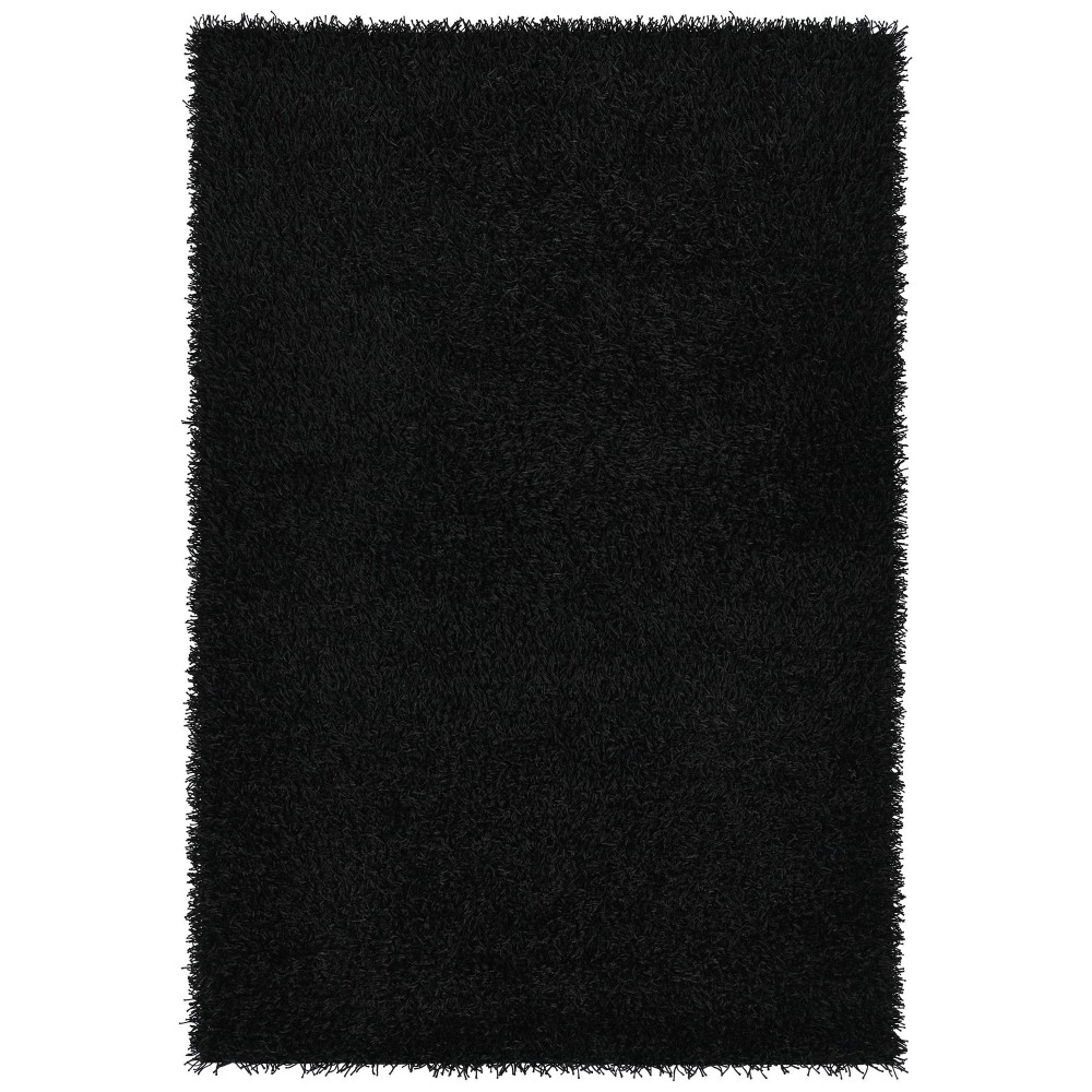 Kaleen Curtsi Collection Black Area Rug 7'6 x 9'