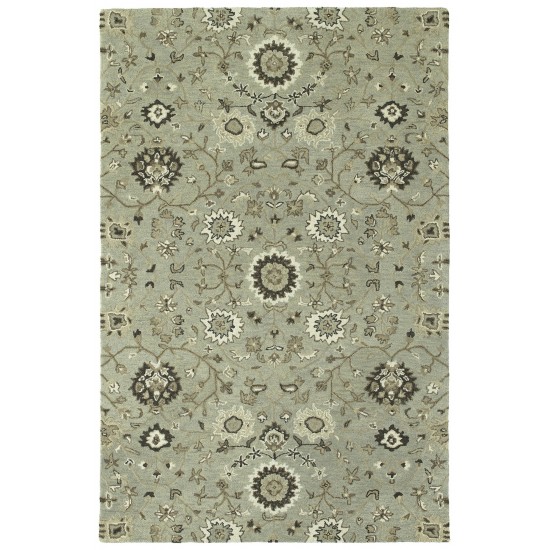 Kaleen Amaranta Collection Light Mint Throw Rug 2' x 3'