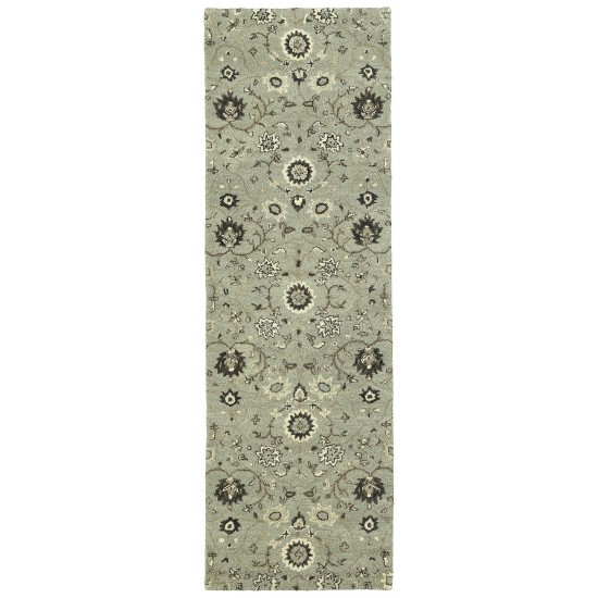 Kaleen Amaranta Collection Light Mint Area Rug 4' x 6'