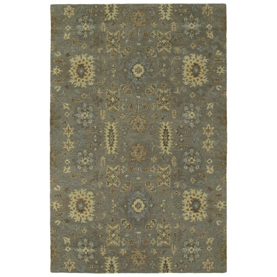 Kaleen Amaranta Collection Mushroom Sand Throw Rug 2' x 3'