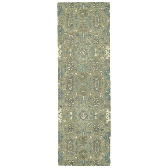 Kaleen Amaranta Collection Light Sage Area Rug 4' x 6'