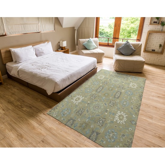 Kaleen Amaranta Collection Light Sage Area Rug 5' x 7'9"