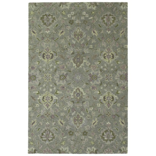 Kaleen Amaranta Collection Light Graphite Throw Rug 2' x 3'