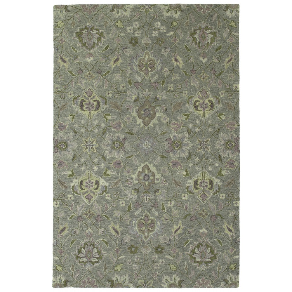 Kaleen Amaranta Collection Light Graphite Area Rug 4' x 6'