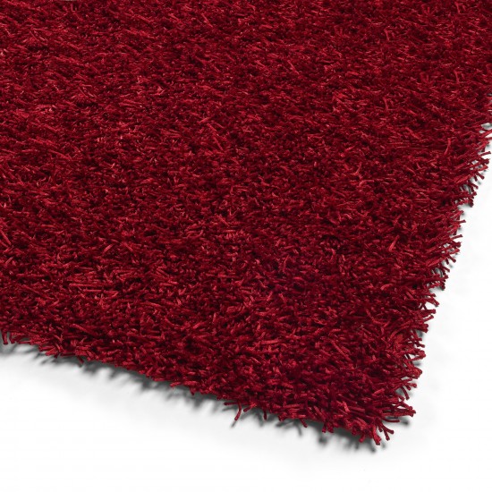 Kaleen Curtsi Collection Dark Red Area Rug 3'6" x 5'6"