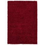 Kaleen Curtsi Collection Dark Red Area Rug 5' x 7'