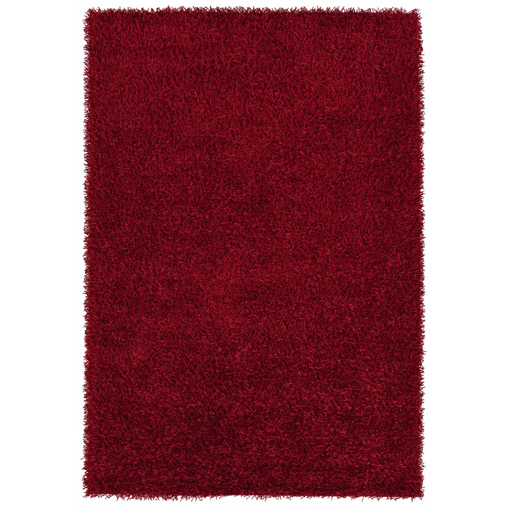 Kaleen Curtsi Collection Dark Red Area Rug 5' x 7'