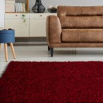 Kaleen Curtsi Collection Dark Red Area Rug 5' x 7'