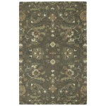 Kaleen Amaranta Collection Mushroom Salmon Area Rug 8' x 10'