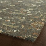 Kaleen Amaranta Collection Mushroom Salmon Area Rug 8' x 10'