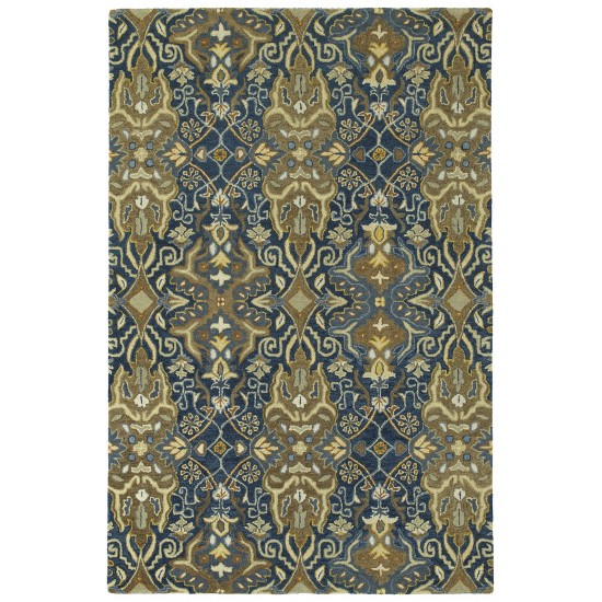 Kaleen Amaranta Collection Dark Navy Throw Rug 2' x 3'