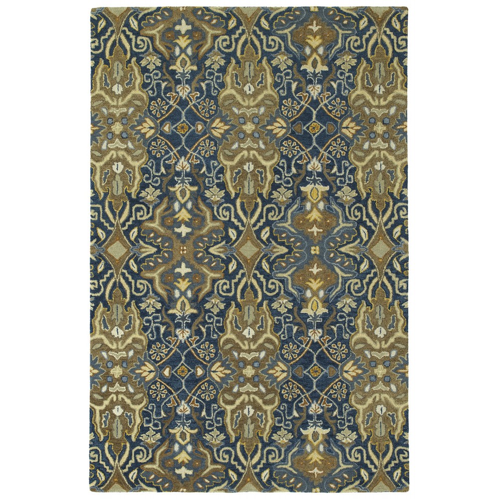 Kaleen Amaranta Collection Dark Navy Throw Rug 2' x 3'