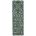 Kaleen Amaranta Collection Dark Peacock Runner 2'6" x 8'