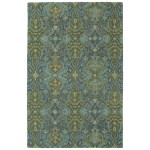 Kaleen Amaranta Collection Dark Peacock Area Rug 4' x 6'