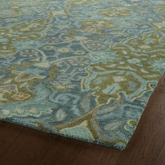 Kaleen Amaranta Collection Dark Peacock Area Rug 4' x 6'