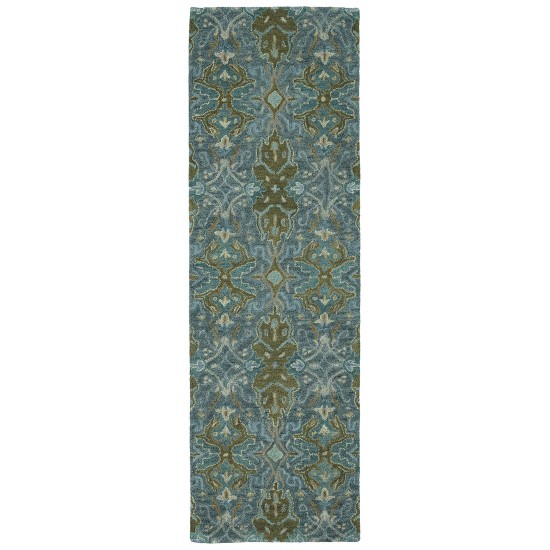 Kaleen Amaranta Collection Dark Peacock Area Rug 5' x 7'9"