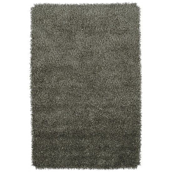 Kaleen Curtsi Collection Dark Grey Area Rug 3'6" x 5'6"