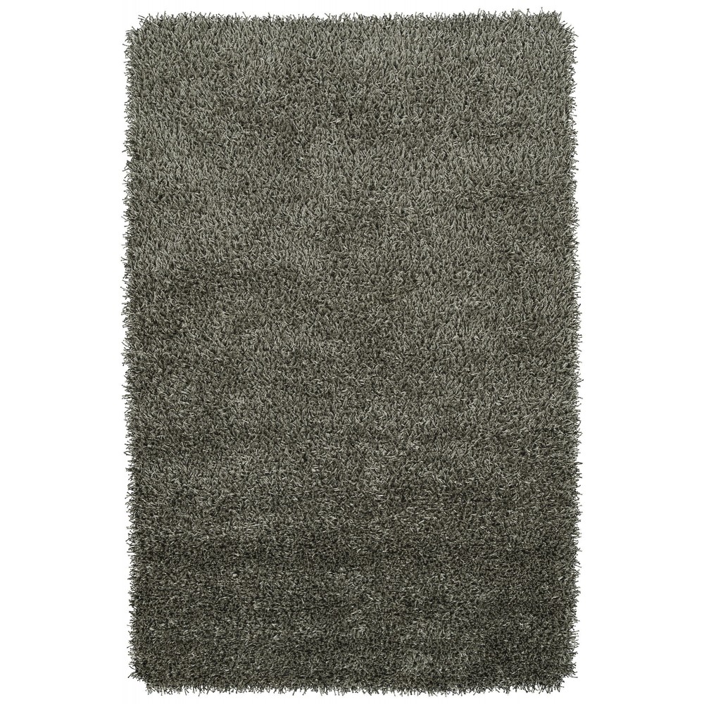 Kaleen Curtsi Collection Dark Grey Area Rug 3'6" x 5'6"