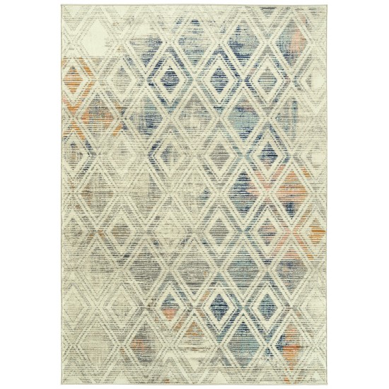 Kaleen Ania Collection Light Silver Area Rug 5'3" x 7'