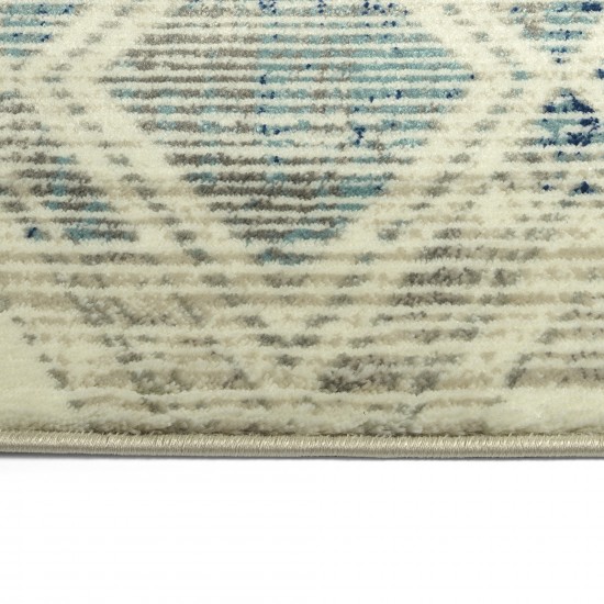 Kaleen Ania Collection Light Silver Area Rug 5'3" x 7'