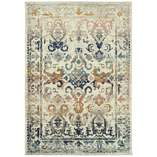 Kaleen Ania Collection Cream Ivory Throw Rug 3' x 5'