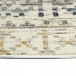Kaleen Dasha Collection Ivory Red Area Rug 5'5" x 7'9"