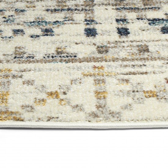 Kaleen Dasha Collection Ivory Red Area Rug 5'5" x 7'9"