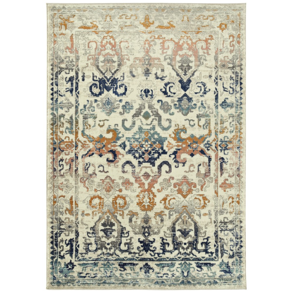 Kaleen Ania Collection Cream Ivory Area Rug 7'10" x 10'