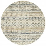 Kaleen Dasha Collection Ivory Red Area Rug 6'7" x 6'7"