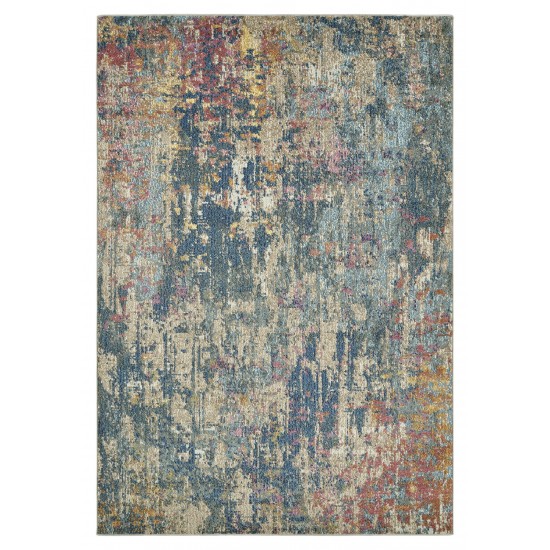 Kaleen Dasha Collection DSH02-17 Blue Runner 2' x 7'6"