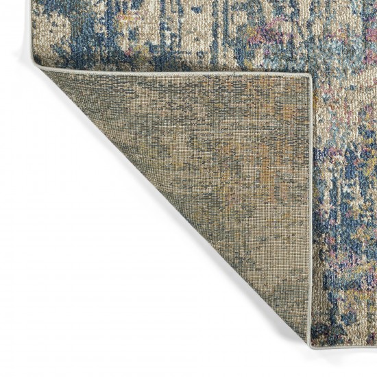 Kaleen Dasha Collection DSH02-17 Blue Area Rug 3'11" x 5'7"