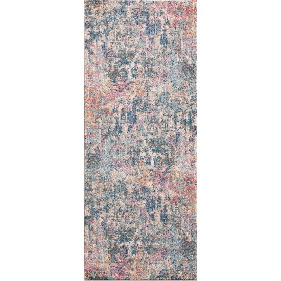 Kaleen Dasha Collection DSH02-17 Blue Area Rug 5'5" x 7'9"