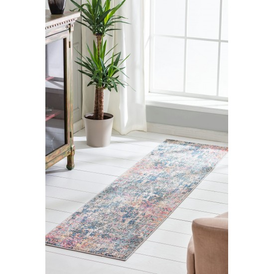 Kaleen Dasha Collection DSH02-17 Blue Area Rug 5'5" x 7'9"