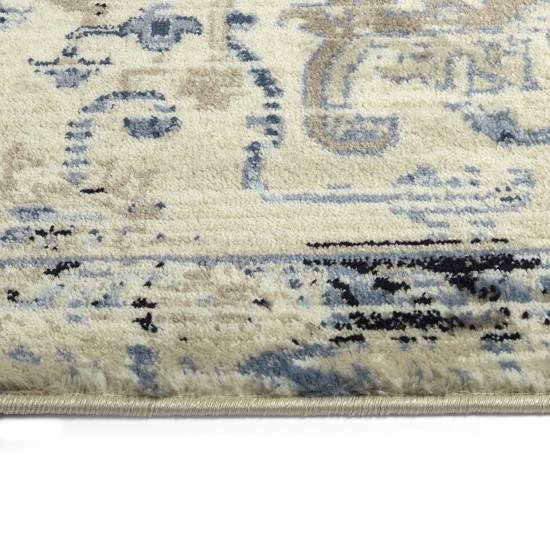 Kaleen Ania Collection Light Blue Area Rug 7'10" x 10'