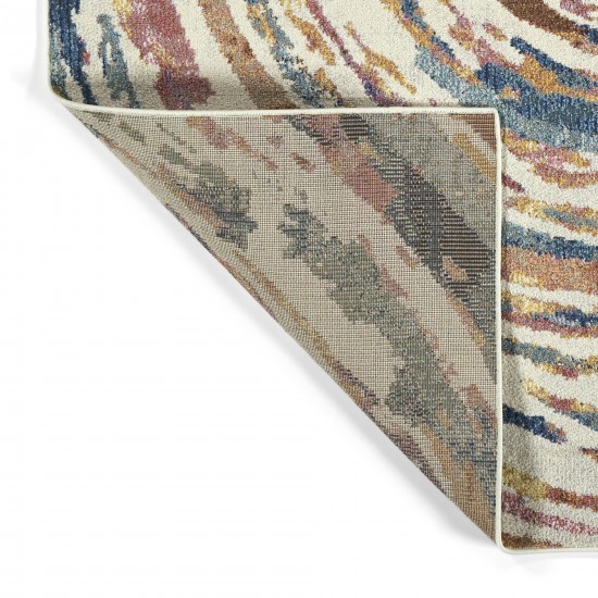 Kaleen Dasha Collection Multi Ivory Runner 2' x 7'6"