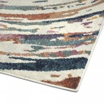 Kaleen Dasha Collection Multi Ivory Area Rug 3'11" x 5'7"