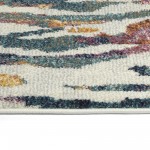 Kaleen Dasha Collection Multi Ivory Area Rug 3'11" x 5'7"