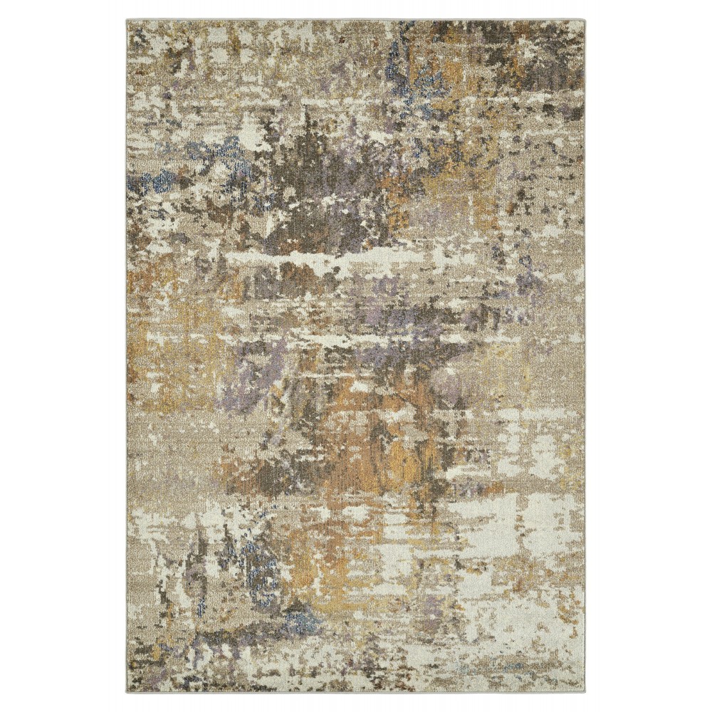 Kaleen Dasha Collection Light Sand Runner 2' x 7'6"