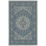 Kaleen Arelow Collection ARE01-22 Navy Throw Rug 2'7" x 4'11"